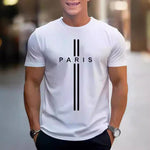 Men's Fashion Printed Casual Slim T-shirt Clothsi