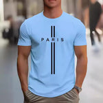 Men's Fashion Printed Casual Slim T-shirt Clothsi