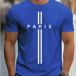 Men's Fashion Printed Casual Slim T-shirt Clothsi