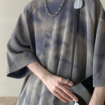 Clothsi Retro Men’s Trendy Loose T-Shirt – Casual Pullover Short Sleeve Tee, Lightweight Thin Fabric, Relaxed Fit Streetwear Top for Everyday Leisure Wear Clothsi