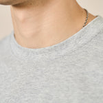 Clothsi Men’s Basic Solid Color Short-Sleeved T-Shirt – Loose Fit Heavy Underwear Tee, Silk-Linen Blend Fabric, Lightweight Summer Top for Youth Casual Wear Clothsi