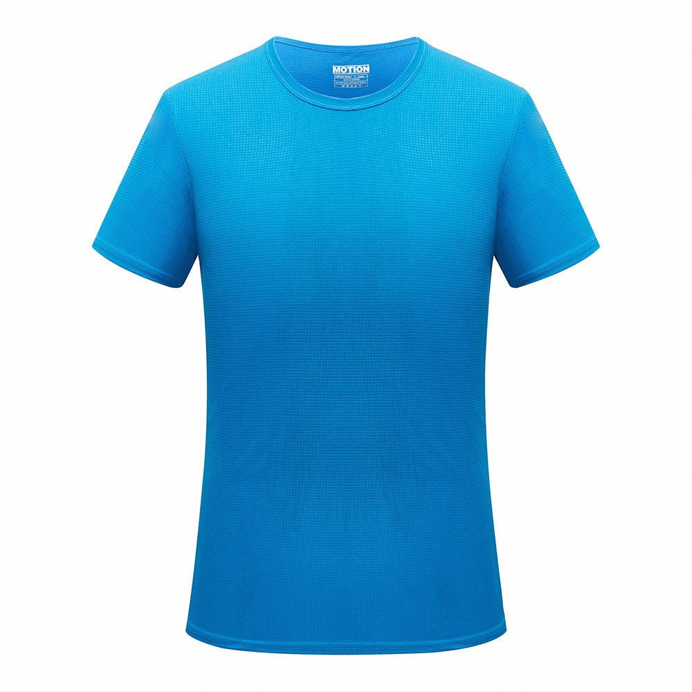 Clothsi Men’s Quick Dry Running T-Shirt – Slim Fit Short Sleeve Round Neck Tee, Solid Lightweight Sports Top for Gym, Outdoor, and Daily Activewear Clothsi