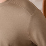 Clothsi Men’s All-Match Slim-Fit Base T-Shirt – Round Neck Short Sleeve, Breathable Viscose Cotton Blend, Casual Fashionable City Style in Black, Camel, White Clothsi