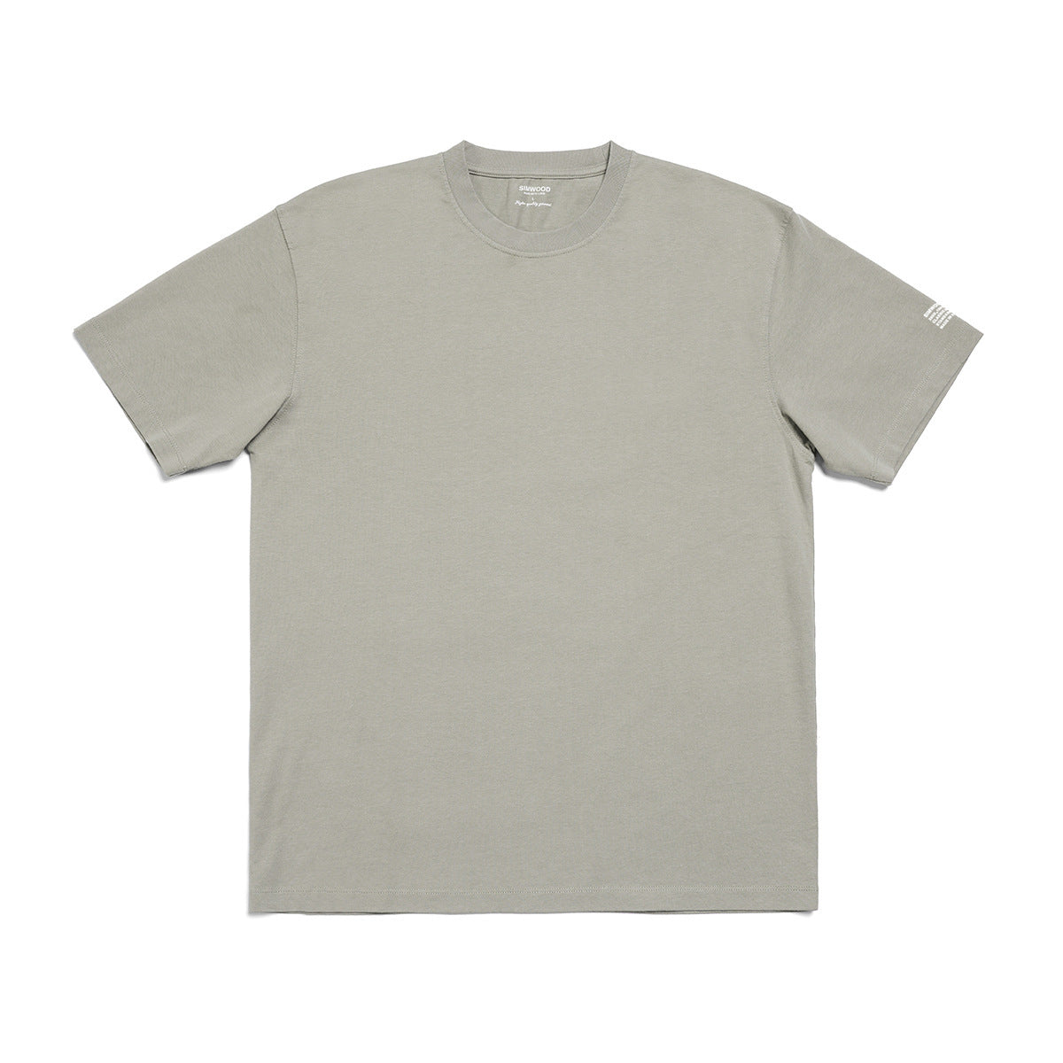 Clothsi Men’s Basic Solid Color Short-Sleeved T-Shirt – Loose Fit Heavy Underwear Tee, Silk-Linen Blend Fabric, Lightweight Summer Top for Youth Casual Wear Clothsi