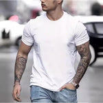 Men's Fashion Printed Casual Slim T-shirt Clothsi