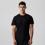 Clothsi Men’s Quick Dry Running T-Shirt – Slim Fit Short Sleeve Round Neck Tee, Solid Lightweight Sports Top for Gym, Outdoor, and Daily Activewear Clothsi