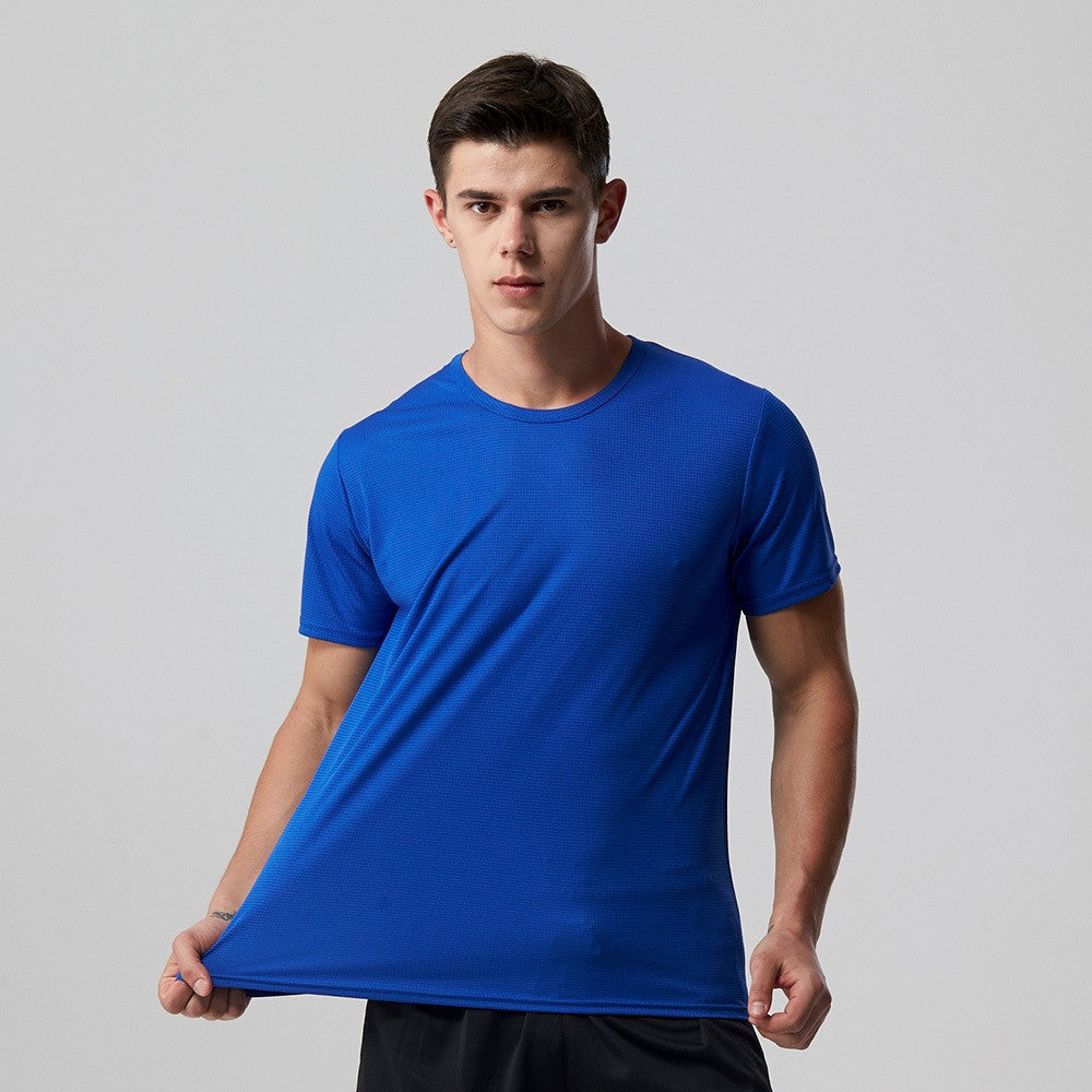 Clothsi Men’s Quick Dry Running T-Shirt – Slim Fit Short Sleeve Round Neck Tee, Solid Lightweight Sports Top for Gym, Outdoor, and Daily Activewear Clothsi