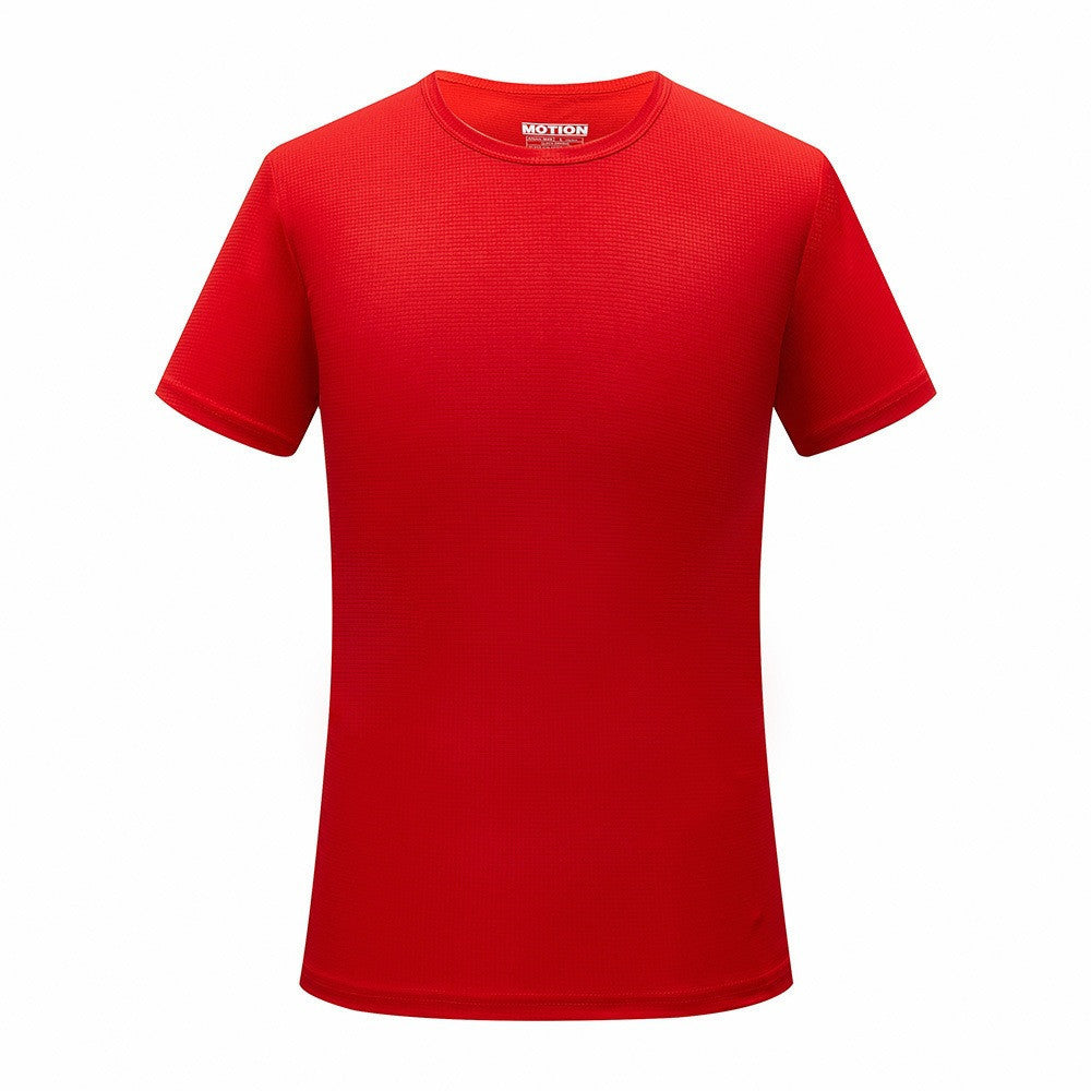 Clothsi Men’s Quick Dry Running T-Shirt – Slim Fit Short Sleeve Round Neck Tee, Solid Lightweight Sports Top for Gym, Outdoor, and Daily Activewear Clothsi