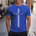 Men's Fashion Printed Casual Slim T-shirt Clothsi