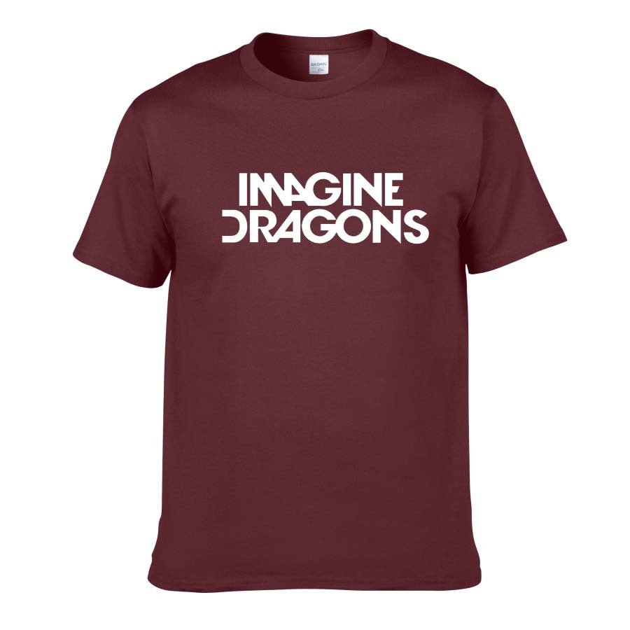 Clothsi Men’s Pure Cotton Short-Sleeved T-Shirt – Casual Loose Fit Letter Print Tee, Soft Breathable Fabric, Lightweight Summer Top for Everyday Comfort Clothsi