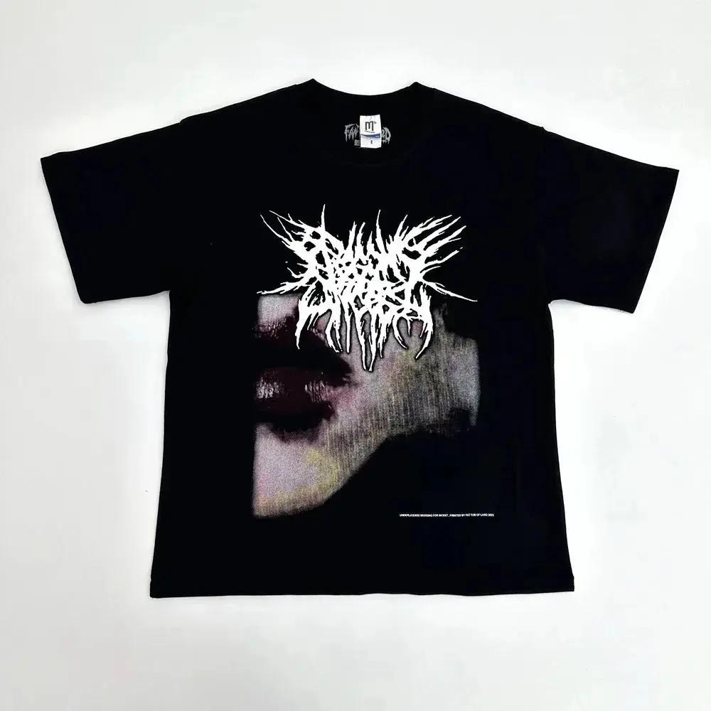 Clothsi High Men’s Playboi Carti “Death Wish” T-Shirt | Retro Streetwear Hip-Hop Tee | Artistic Graphic Cotton Pullover 2024 Clothsi